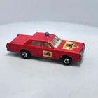 Vintage MATCHBOX LESNEY #59 Or 73 Mercury Fire Chief Superfast ENGLAND