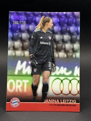  Janina Leitzig /170 Parallel Topps FC Bayern München Team Set Frauen 2021-22 