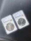 1994 and 1996 ms 69 Silver American Eagle