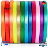 Satinband 12 Farben 250 Yards 6 Mm Breite Geschenkband Hoch