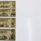 1861-1862 Bank of West Tennessee Notes $1 $5 $10 $20 $50 $100 Lot of 7 #C854-3 — photo 8