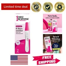 99 Accurate Pregnancy Tests - Early Result Two Pack for Quick Confirmation