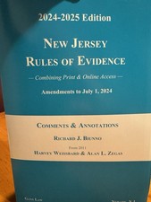 New Jersey Rules Of Evidence 2024-2025