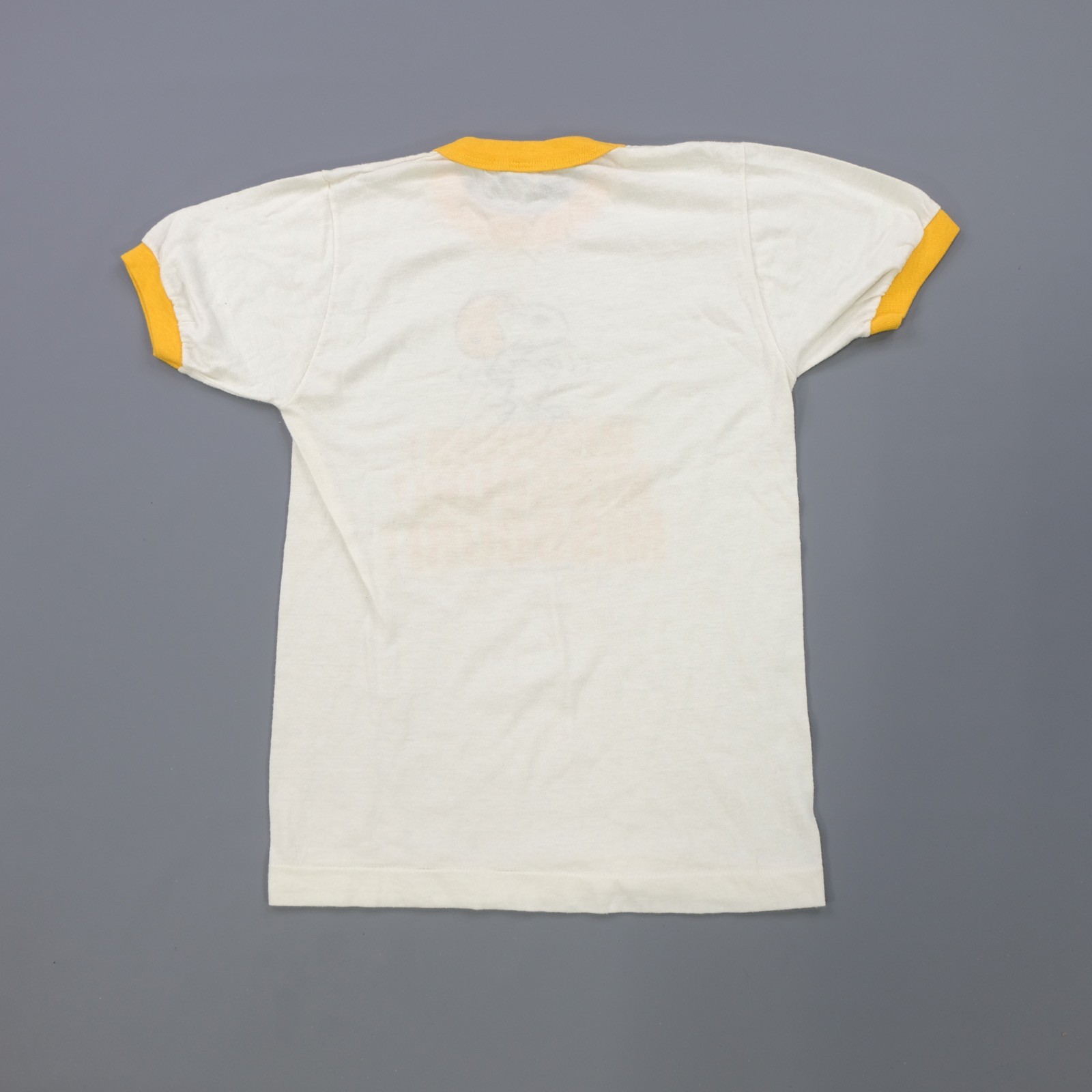 Rare VTG CHAMPION Snoopy Missouri Mizzou Tigers Ringer T Shirt 70s 80s Youth L image 4