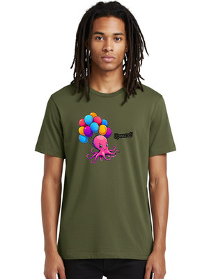 Upward Mens Graphic Tee, 100% Cotton, Casual Summer Wear