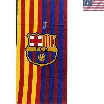 FC Barcelona Two Tone Beach Towel