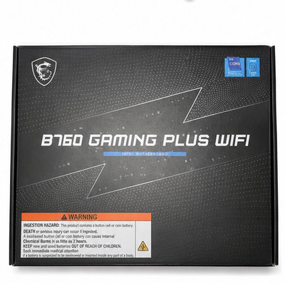 MSI B760 Gaming Plus WiFi V1 Motherboard, ATX, Intel 14th, 13th & 12th Gen NEW
