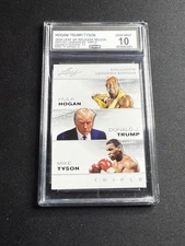 Hogan / Trump / Tyson 2024 Leaf Legend Trio CCG 10