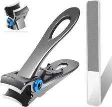 Extra Large Long Handle Toenail Clippers – 17mm Wide Jaw, Heavy Duty Nail Cutter