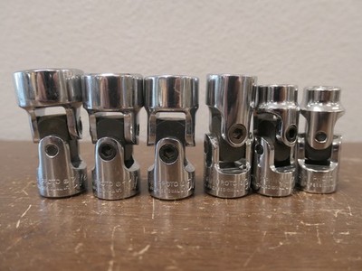 Proto Professional USA 3/8'' Drive 6pc 6pt SAE Swivel Socket Set 3/8-3/4