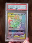 2019 POKEMON SUN & MOON UNIFIED MINDS SECRET FULL ART/MEWTWO & MEW GX PSA 10