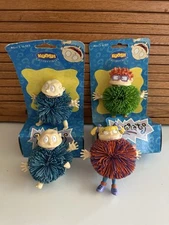 Nickelodeon Rugrats Tommy Chuckie Angelica Koosh Ball Toys OddzOn 1998 New Lot 4