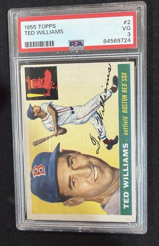 1955 Topps - Ted Williams #2 PSA 3