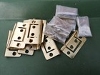 40mm Flush Hinges Easy Fit Cabinet/Cupboard/Louvre Qty *25pr* INC SCREWS