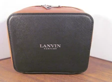 LANVIN for TURKISH AIRLINES first class amenity bag kit zipper travel case vBB