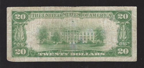 Wilmington, Delaware, Ch #3395, $20.00, 1929 T-1, Fine, 72 Reported! - Picture 2 of 4