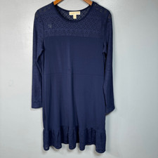 Michael Kors Women’s Dress sz L Lace Sleeves # D470