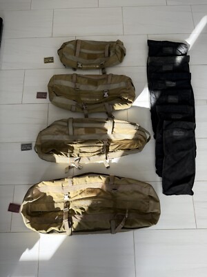 GORUCK Training Sandbag Set w/ Filler Bags & Patches - Gen1 Coyote