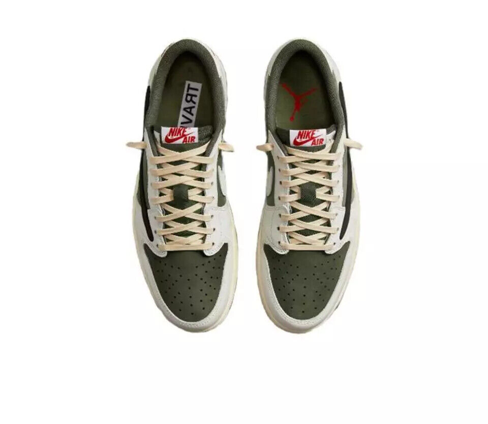 Travis Scott × Nike Air Jordan 1 Low OG Medium Olive DM7866 Travis Scott × Nike Air Jordan 1 Low OG Medium Olive DM7866