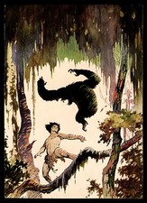 Frank Frazetta Fantasy Art Exotic Sexy Pin Up Card 9 Jungle Tales of Tarzan Ape