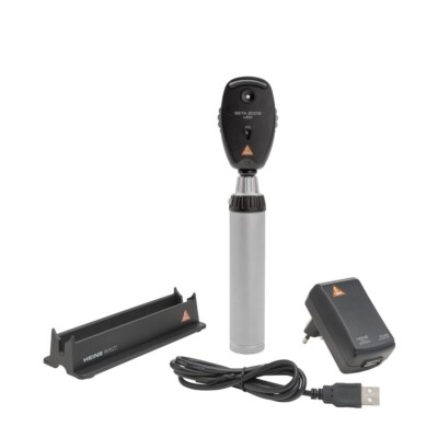 HEINE BETA 200S LED Ophthalmoscope with rechargeable handle