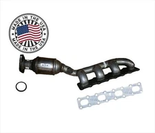 Driver Side Manifold Catalytic Converter W Gaskets for Nissan 2004-15 Titan 5.6L
