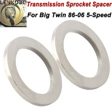 2PC Transmission Sprocket Pulley Shim Spacer For Harley Big Twin 86-06 Sportster