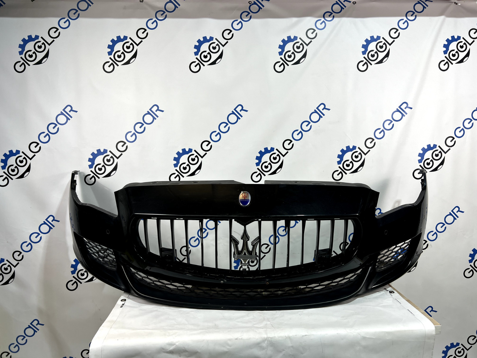 2014-2016 Maserati Quattroporte Front Bumper Cover W/ Grilles & Park Sensors OEM