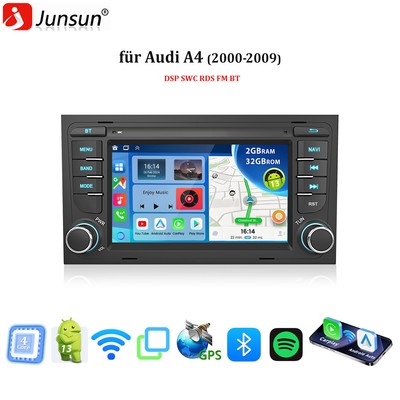 Für Audi A4 8E 8H B6 B7 2000-2009 Android 13 Autoradio GPS Navi WIFI BT Carplay