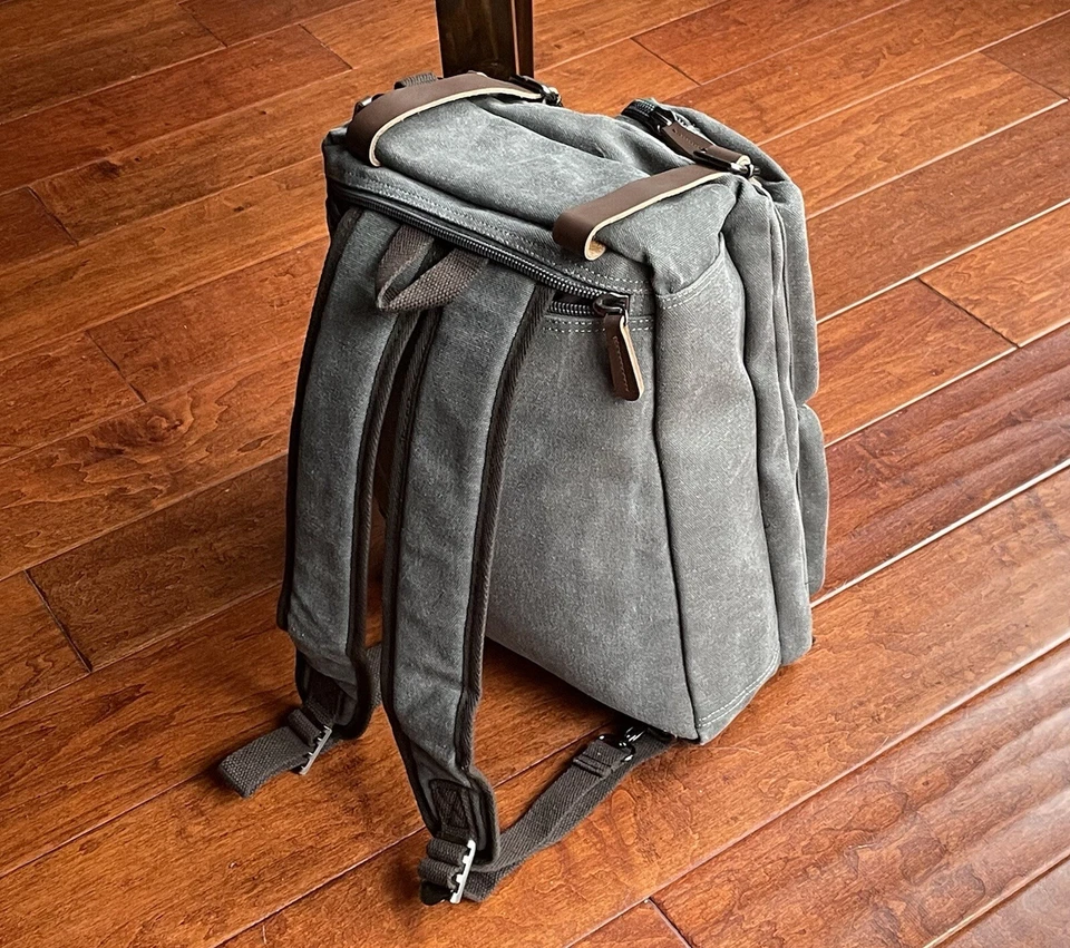 Bolso piloto de excursión BYOP 3 en 1 (mochila, hombro, bolso de mano) para computadora portátil de viaje (L) Foto 3 de 4