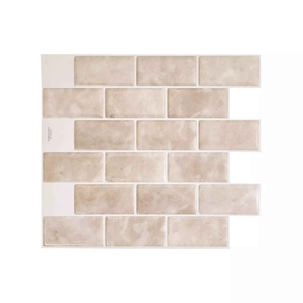 SMART TILES Peel and Stick Backsplash 10 Sheets of 10.95