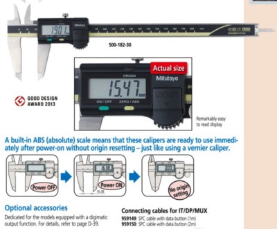 MITUTOYO 500-151-30 ABSOLUTE Digimatic Caliper 0 - 150 mm CD MITUTOYO 500-151-30 ABSOLUTE Digimatic Caliper 0 - 150 mm CD
