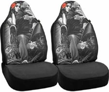 Bell Automotive 22-1-70416-9 David Gonzales Art Biker Babe Pair Universal Bucket