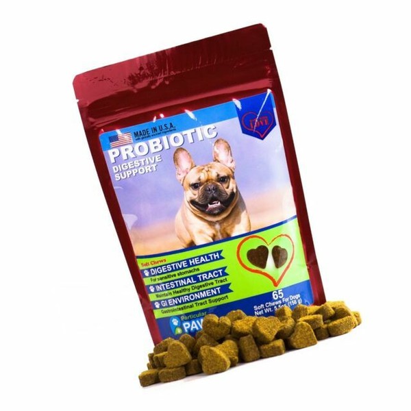 Probiotics for Dogs Treats Digestion Diarrhea Relief Regularity P 65