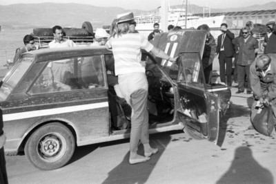Rosemary Smith und Val Domleo Hillman Wichtel 1966 Rallye Autorennen 4 x 6 Foto