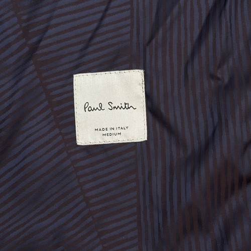 Chaqueta con Capucha PAUL SMITH Azul Marino Rayas Cagoule | PVP £500 | MEDIANA 'M' - Imagen 9 de 10