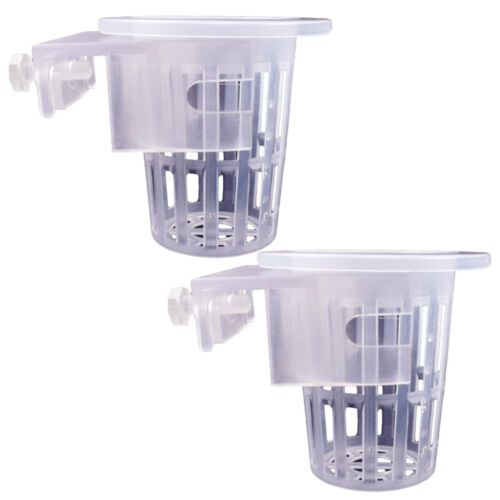 2PCS Aquarium Plant Holder Fish Tank Plant Pot With Holes, Aquatic Plant Cultiv