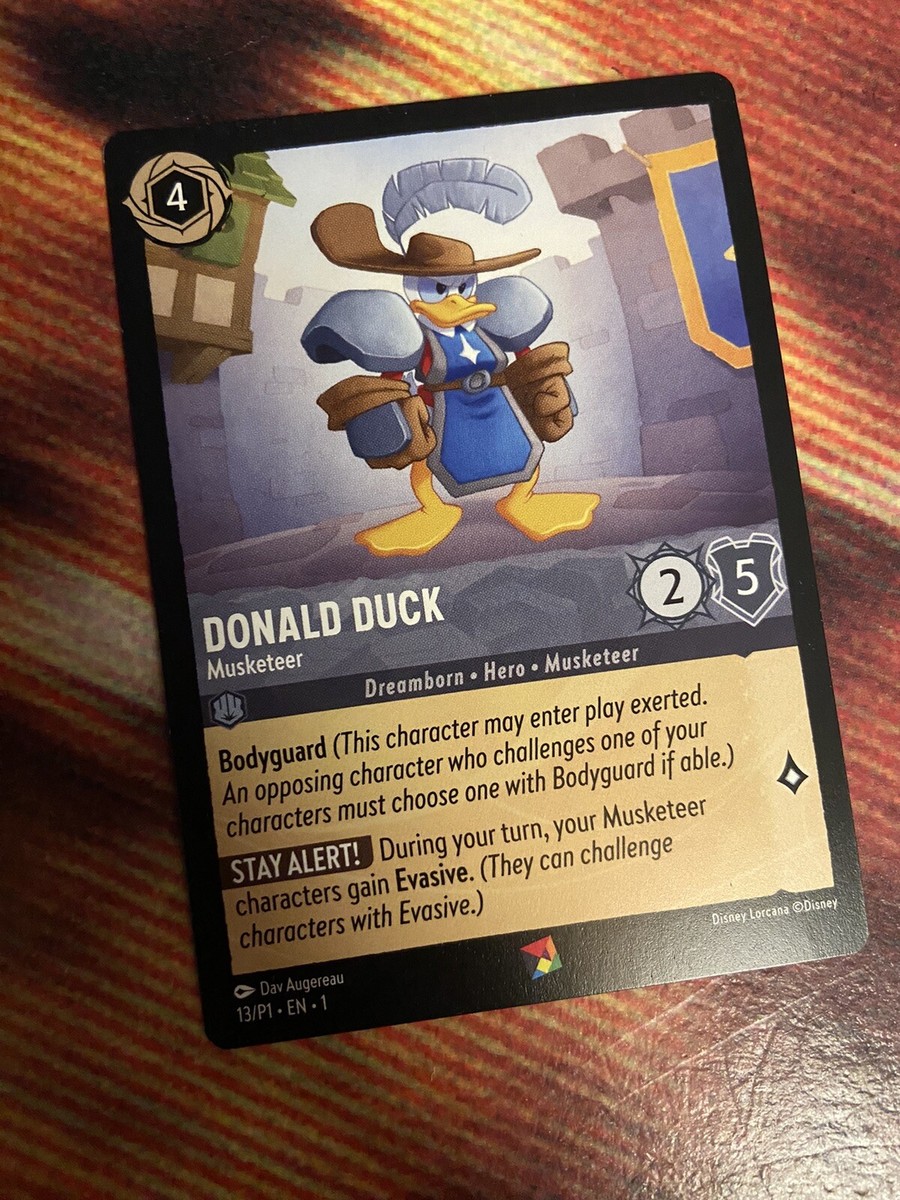 Disney Lorcana 13/P1 Donald Duck Musketeer EN 2023 Promo