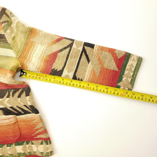 Ralph Lauren Aztec Cardigan Small / XS Women Navajo Southwestern Denim Supply - Picture 12 of 19