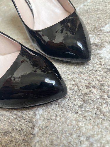 Miu Miu Black Patent Leather Pumps 38.5 - Picture 5 of 11