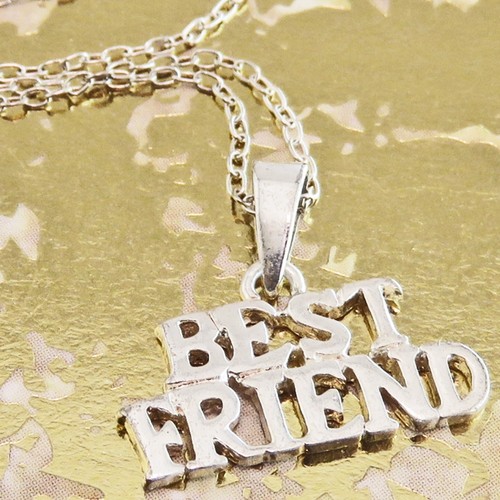 Sterling Silver "Best Friend" Necklace