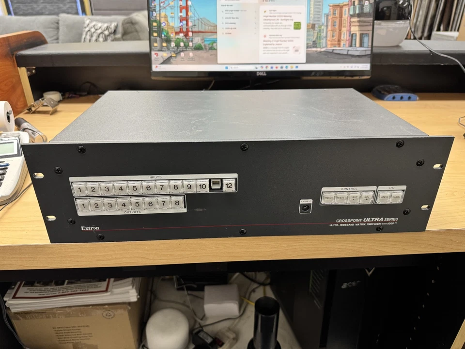 Extron CrossPoint 450 + Series Ultra-Wideband Matrix Switcher W/ BNC NO wires - Image 2 of 2
