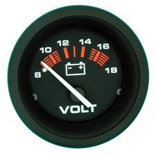 Sierra 57901P Voltmeter-Amega 2, 8-18 VDC