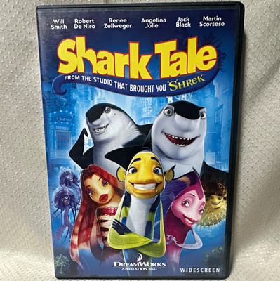 DreamWorks Animation Shark Tale DVD 2004 PG Widescreen Smith De Niro Jolie