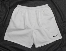 Men's Vintage 1997 Nike Shorts White Cotton Casual / Activewear / Tennis M 