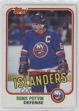 1981-82 Topps Denis Potvin #27 HOF 0i6