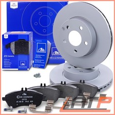 DISCHI FRENO ATE + PASTIGLIE IN CERAMICA ANTERIORI VENTILATI Ø295 PER MERCEDES-BENZ CLASSE E W204