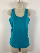 F&F uk size 12 blue cotton vest top