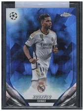 2023 Topps UEFA Club  Competitions Rodrygo Blue  Lava  Refractor #168