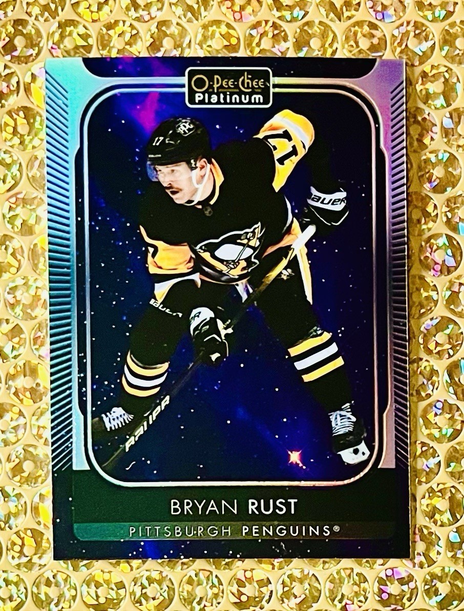 2021-22 O-Pee-Chee Platinum #110 Bryan Rust Cosmic /65 Pittsburg Penguins